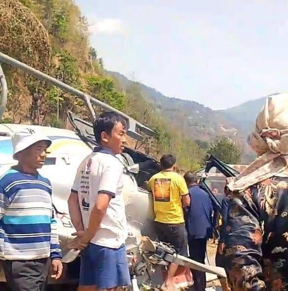 Air Dynasty helicopter crashes in Khotang; One injured